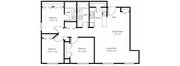 Essex Park_3 Bedroom_Harpy Floor Plan