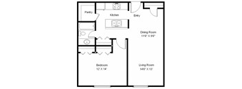Essex Place_1 Bedroom - Finch