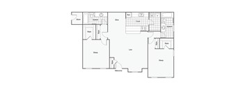 The Biltmore Floor Plan at 23Thirty Cobb, Smyrna, Georgia