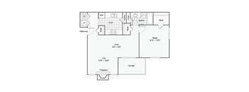 The Sunset Floor Plan at 23Thirty Cobb, Georgia, 30080