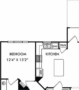 The Millennium with Attached Garage and Fenced-in Yard The Millennium + Attached Garage + Yard. 2 bedrooms. Kitchen with island open to living room. 2 full bathrooms, double vanity in master, shower stall in guest. Walk-in closets. Patio open to yard.