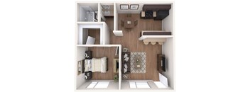 A1 Floor Plan at Glen Brae, Glendale, AZ