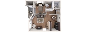 A2 Floor Plan at Glen Brae, Glendale, 85301