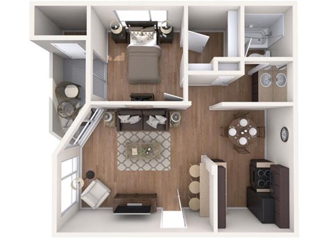 A2 Floor Plan at Glen Brae, Glendale, 85301