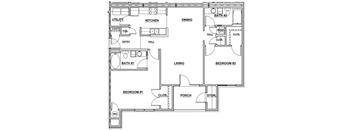 2 BEDROOM 2 BATH