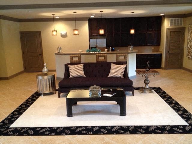 Living Area With Kitchen at Heron Cove, Enterprise