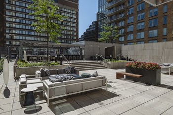 Outdoor Patio at Altaire North, Arlington, 22202
