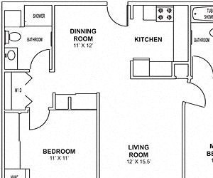 2 Bedroom, 2 Bath