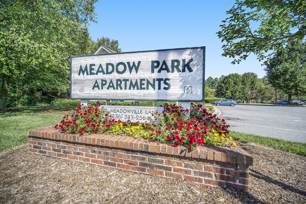 meadow park property sign 