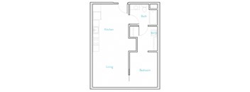 Portland, OR Grant Park Village Apartments 1 bedroom 1 bath