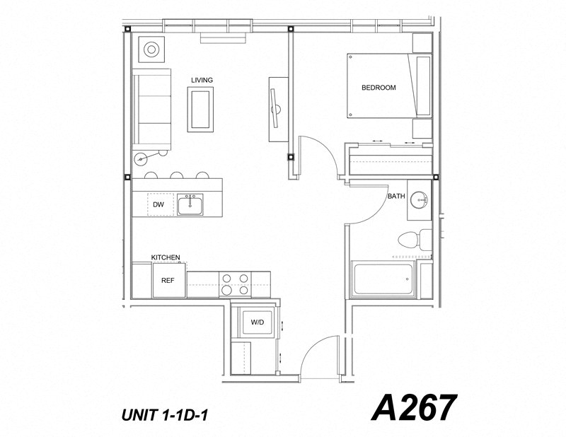 1 BPortland, OR Grant Park Village Apartments 1 bedroom 1 bath