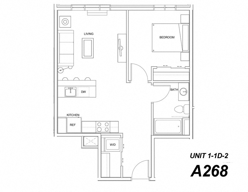 1 BPortland, OR Grant Park Village Apartments 1 bedroom 1 bath