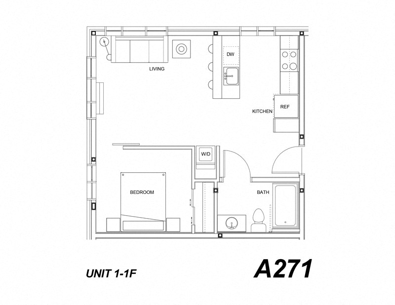 1 BPortland, OR Grant Park Village Apartments 1 bedroom 1 bath