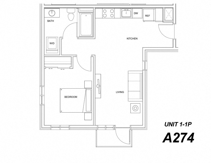 1 BPortland, OR Grant Park Village Apartments 1 bedroom 1 bath