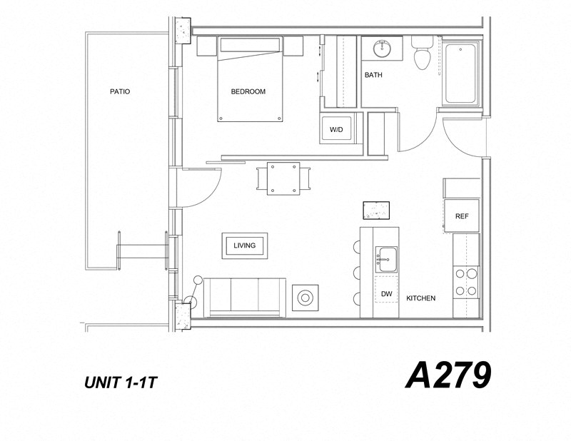  1 BPortland, OR Grant Park Village Apartments 1 bedroom 1 bath