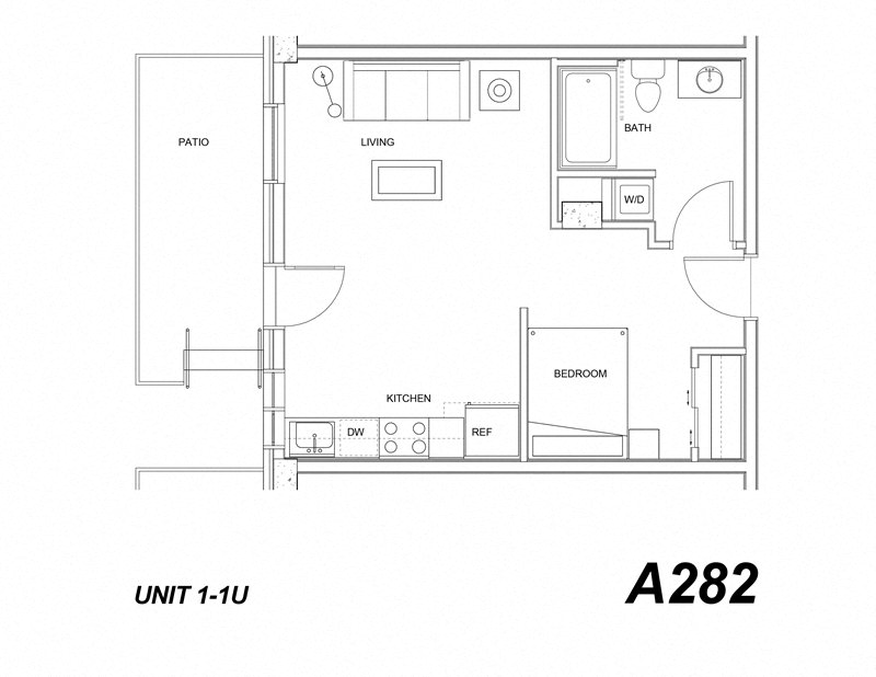 1 BPortland, OR Grant Park Village Apartments 1 bedroom 1 bath