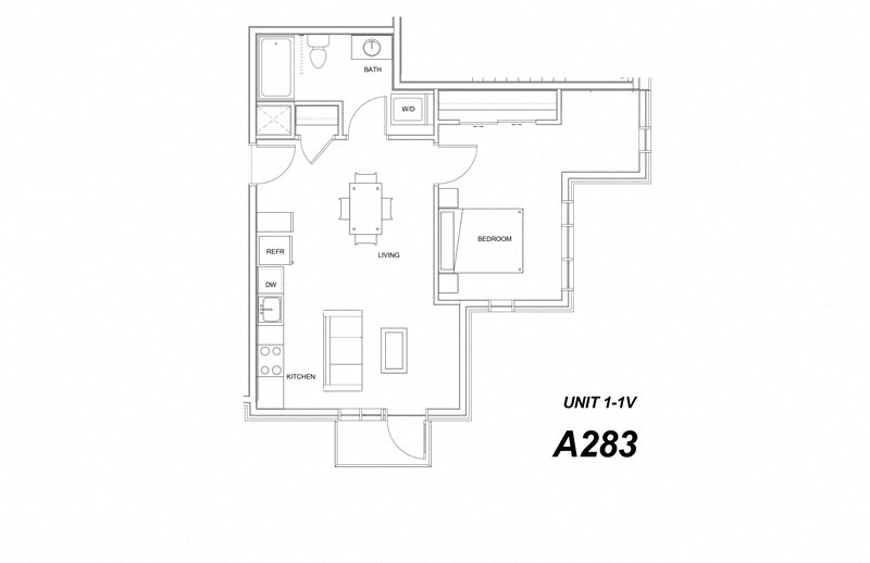 1 BPortland, OR Grant Park Village Apartments 1 bedroom 1 bath