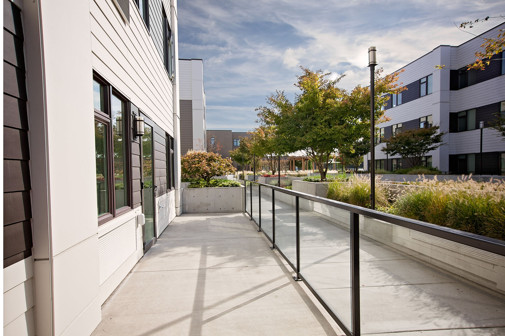 Grant Park Village Clubhouse exterior patio