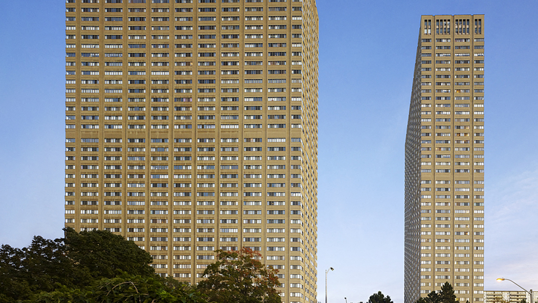 Exterior Shot Leaside Towers