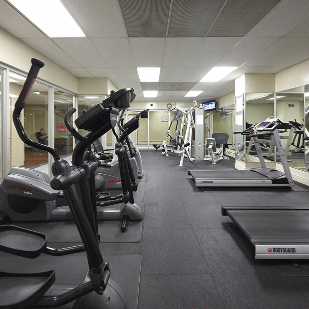 Fully Equipped Fitness Room