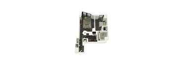 Convertible   1  Bath   692 Sq. Ft. 10a Floor Plan at 73 East Lake, Chicago, IL