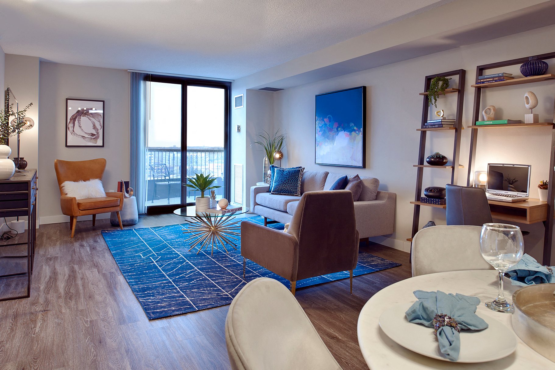 Modern Living Room at Durham, Edina, 55435