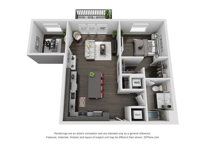 1D Floor Plan 6