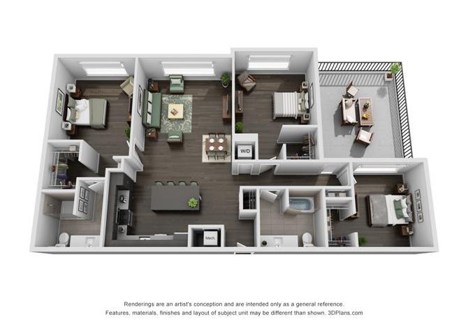3B Floor Plan 14