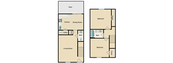 Two Bedroom Townhouse