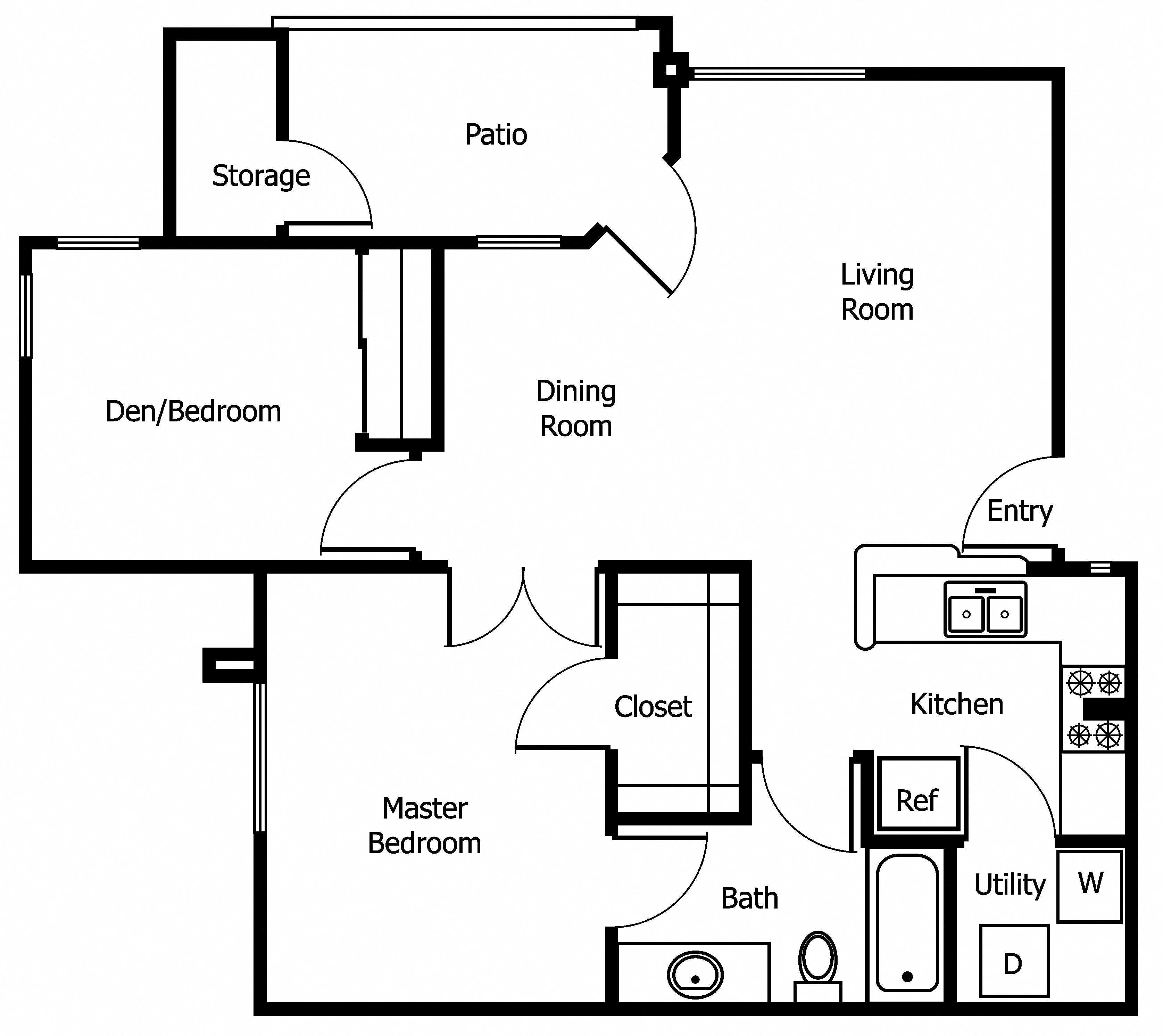 Two Bedroom | Two Bathroom