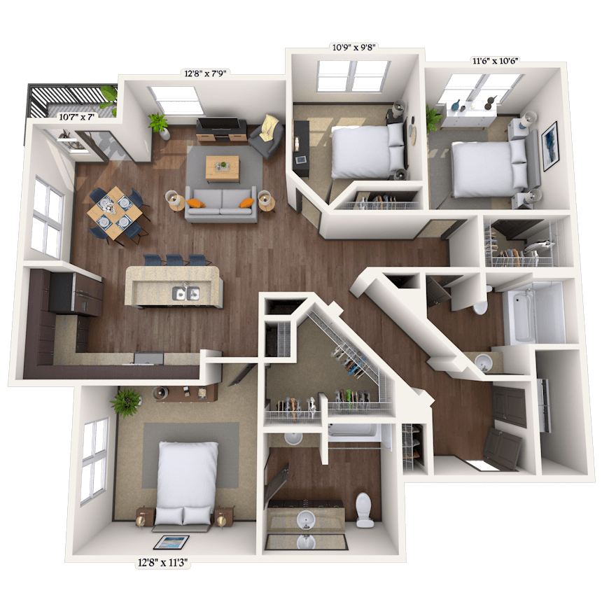 301 Seaport Lane Studio-3 Beds Apartment for Rent - Photo Gallery 24