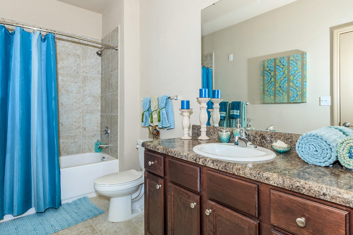 Bathroom at Riversong Apartments in Bradenton, FL