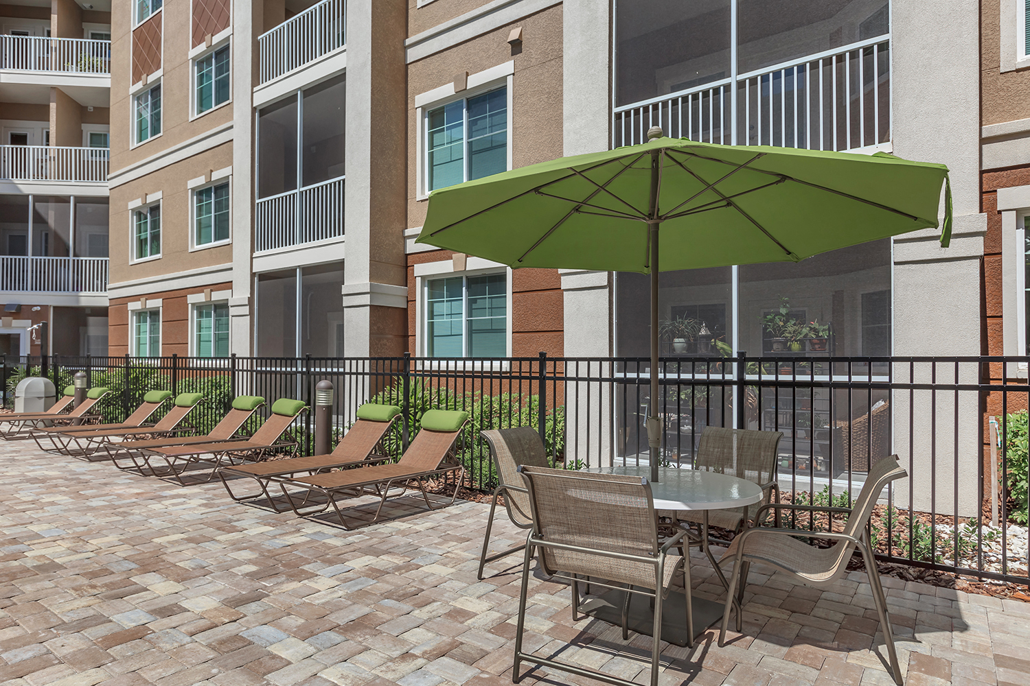 Poolside Lounges at Riversong Apartments in Bradenton, FL