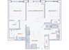 2 Bedroom | 884 sf
