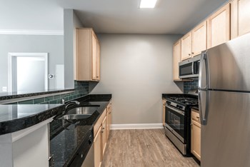 Parq170 at City Center Apartments Upgraded Vacant kitchen 1 Parq170 at City Center Apartments Upgraded Vacant kitchen 1 - Photo Gallery 6