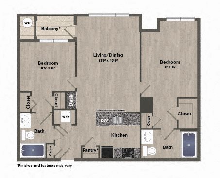 Parq170AtCityCenterFP_2x2g_2b2b_1082sf Parq170AtCityCenterFP_2x2g_2b2b_1082sf