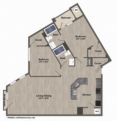 Parq170AtCityCenterFP_N_2b2b_1314sf Parq170AtCityCenterFP_N_2b2b_1314sf