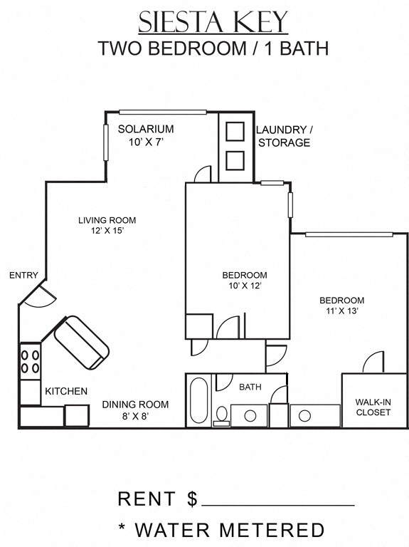 Tivoli Siesta Key 2 BR 1 Bath