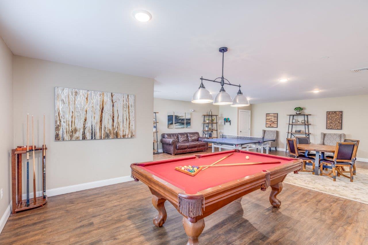 Game Room Pool Table at Webster Village, Hanover, MA, 02339