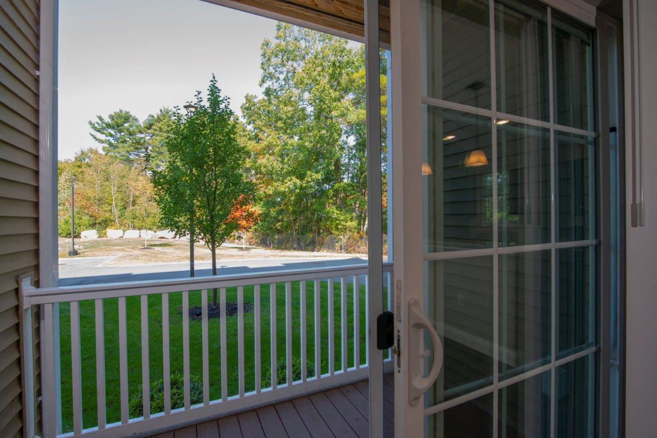 Private Balcony at Webster Village, Massachusetts