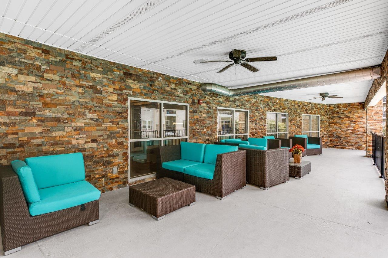 Outdoor Patio at Alexander at Patroon Creek, Albany, NY