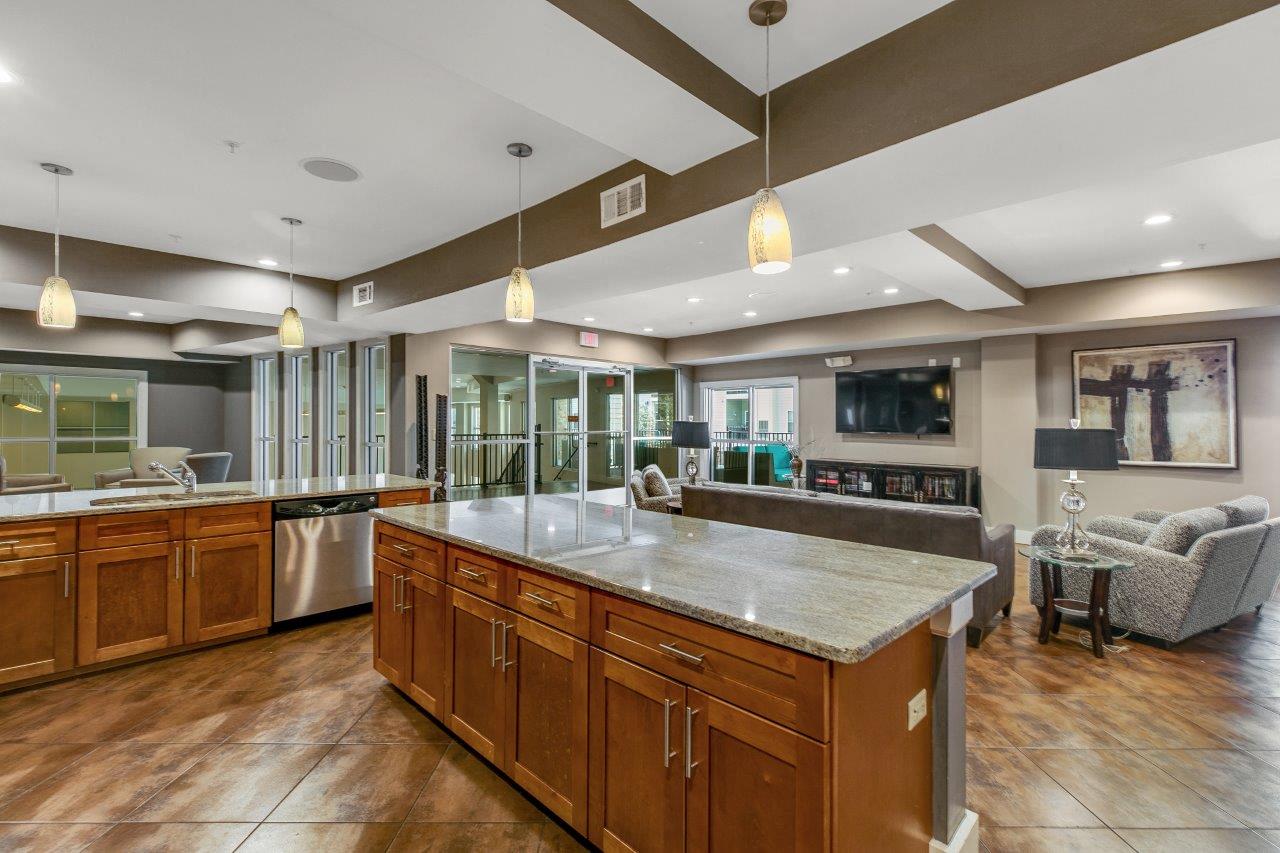 Clubhouse Kitchen at Alexander at Patroon Creek, Albany, NY