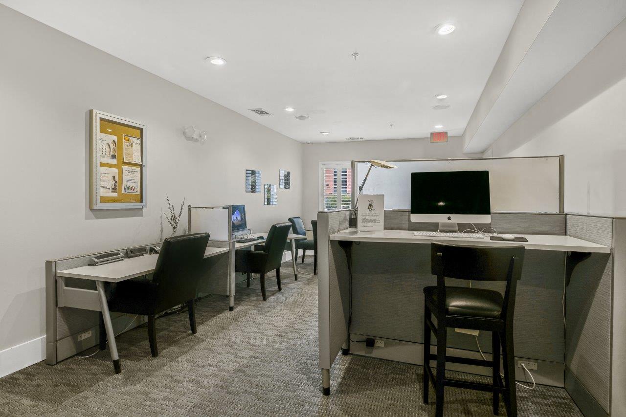 Business Center With Computers at Alexander at Patroon Creek, Albany, NY, 12206