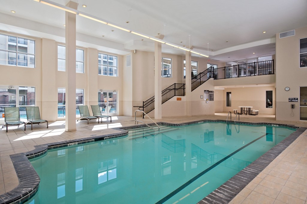 Close View Of Indoor pool at Alexander at Patroon Creek, Albany, 12206