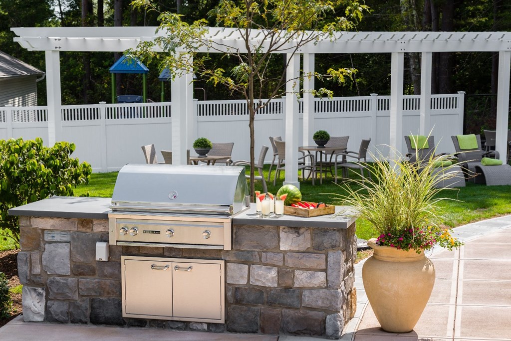 Outdoor Kitchen at East Main, Norton, MA, 02766