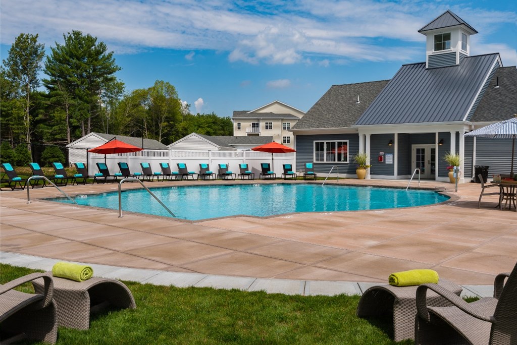 Resort Inspired Pool at East Main, Norton, MA