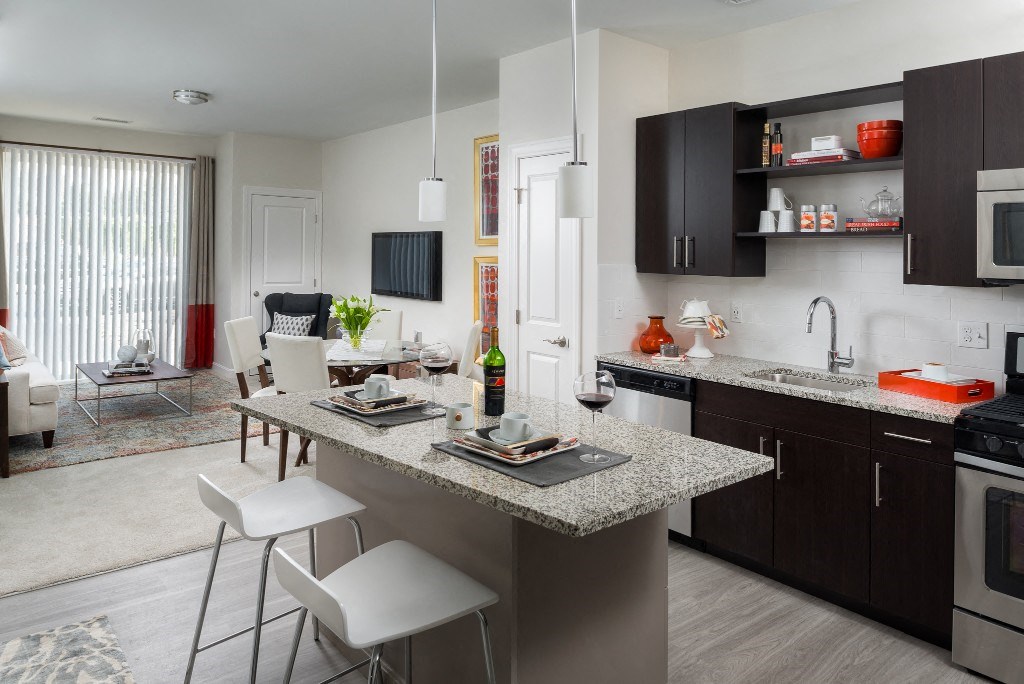 Designer two-tone kitchens at East Main, Norton, MA
