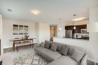 Virtually Staged Living Room at East Main, Norton, MA, 02766