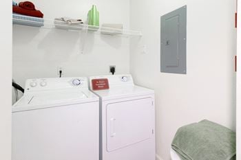 in-unit washer and dryer set at Cumberland Crossing in Rhode Island 02864