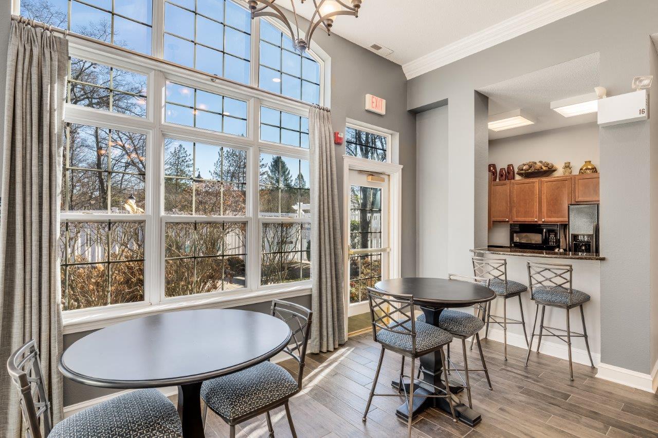 Clubhouse With Bright Window at Cumberland Crossing, Rhode Island